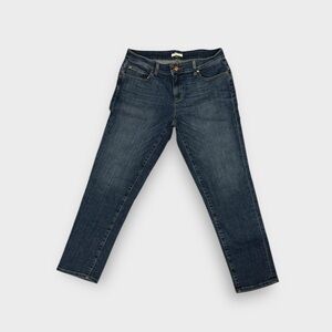 Eileen Fisher Straight Leg Classic Organic Cotton Stretch Jeans Women’s Size 6